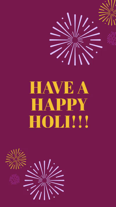 Free Holi Event Instagram Story Template to Edit Online