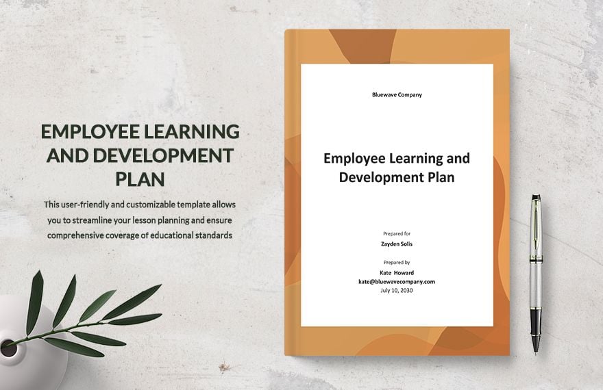 Employee Learning and Development Plan Template
