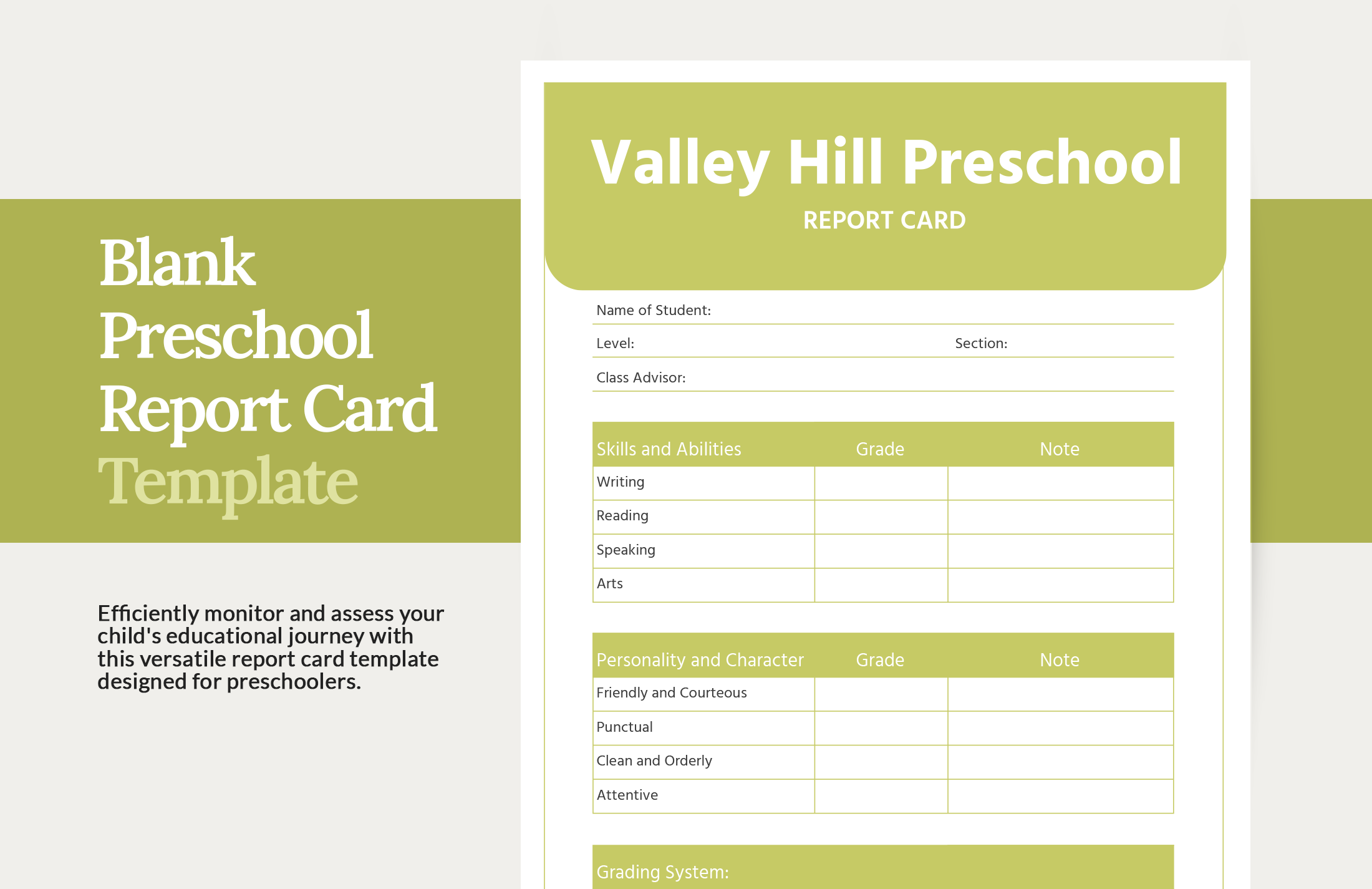 Report Card In Excel Format Free Infoupdate org