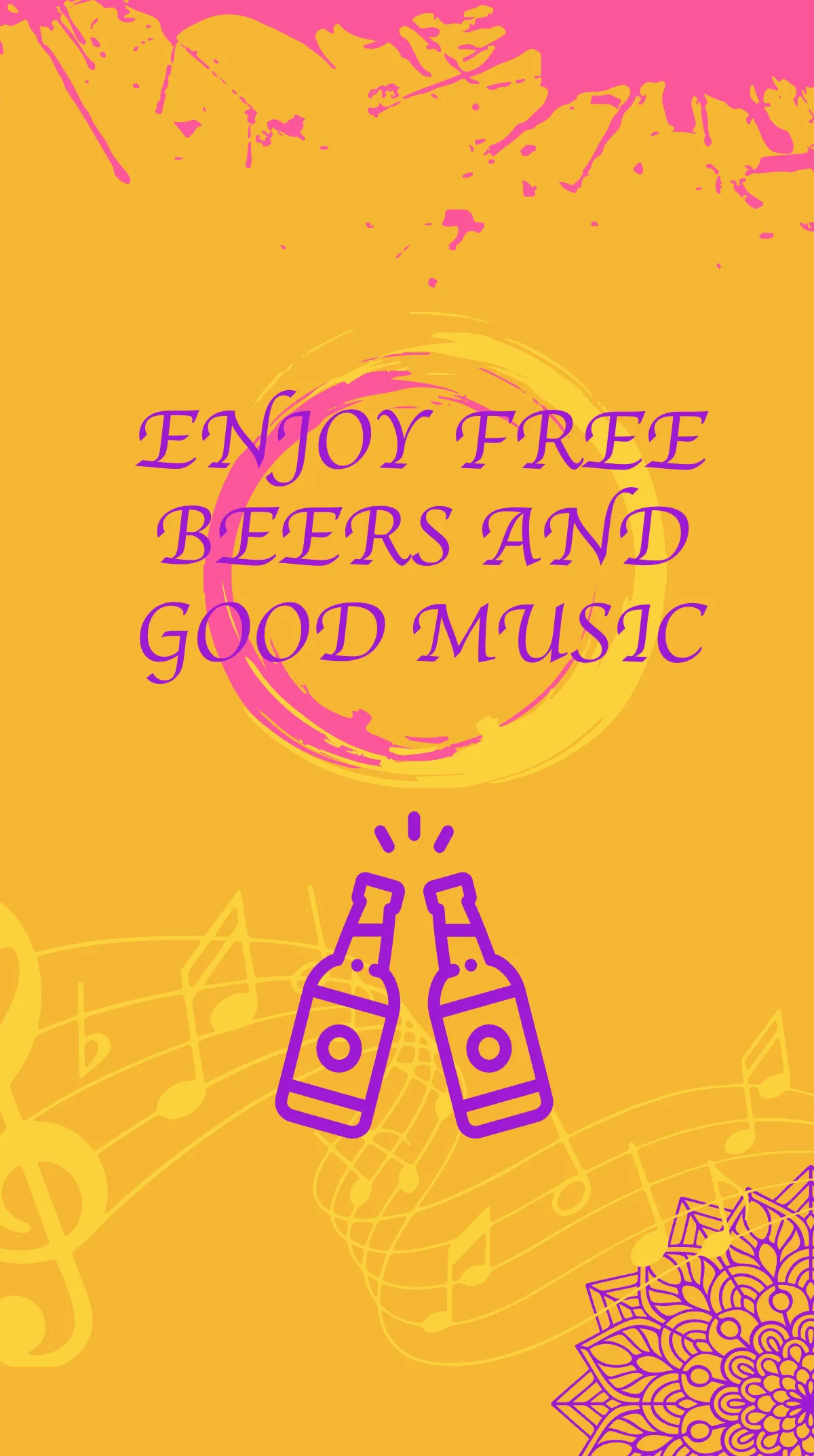 Free Happy Holi Instagram Story Template to Edit Online