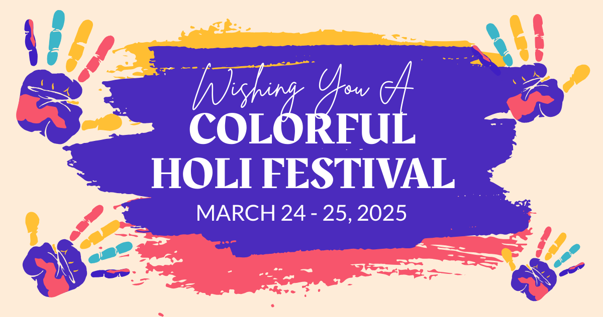 Colorful Holi Festival Facebook Post