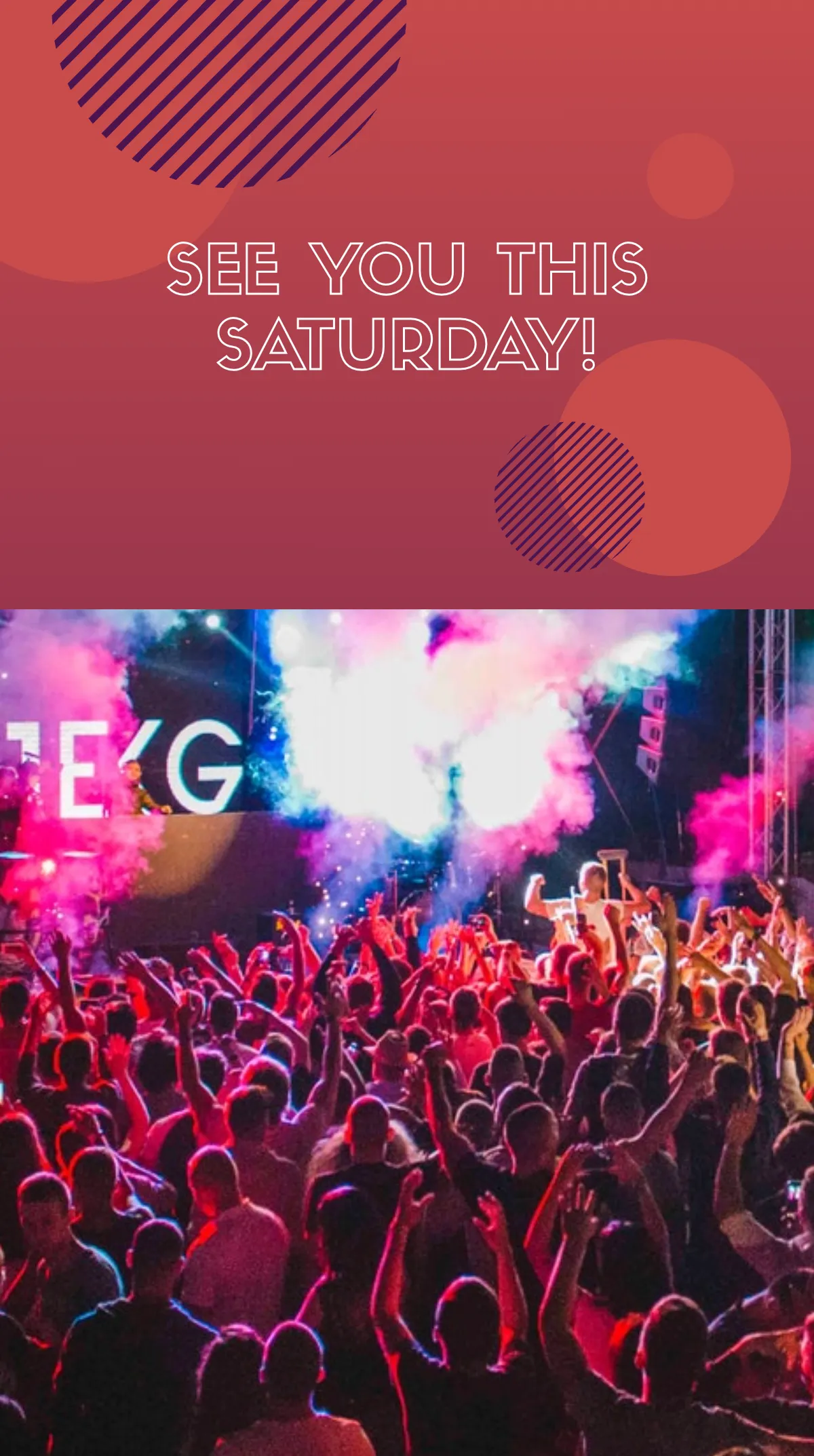Free Club Event Instagram Story Template to Edit Online