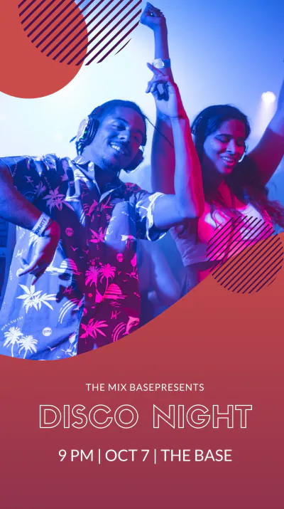 Free Club Event Instagram Story Template to Edit Online