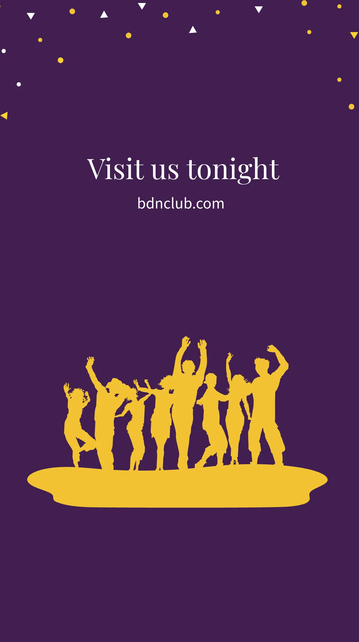 Free Night Club Instagram Story Template to Edit Online