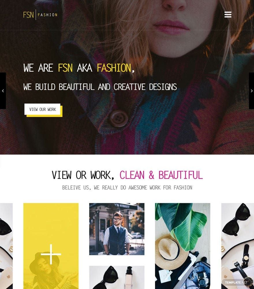 Fashion Designer HTMLCSS Website Template