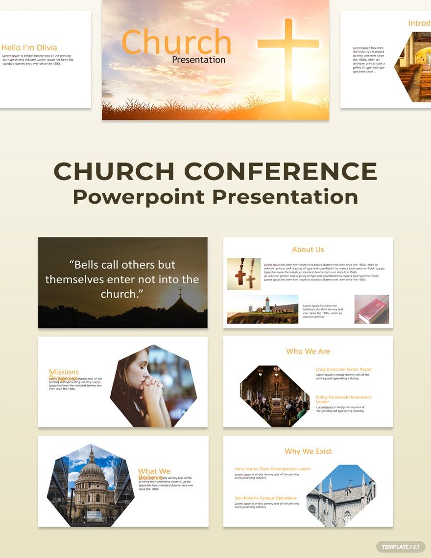 Church Conference Powerpoint Presentation Template
