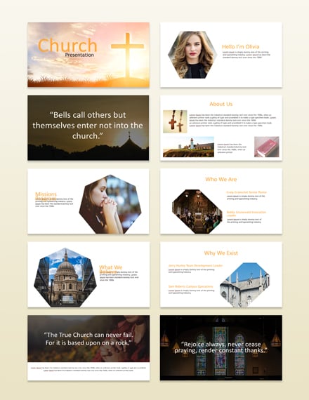 Church Conference Powerpoint  Presentation Template 