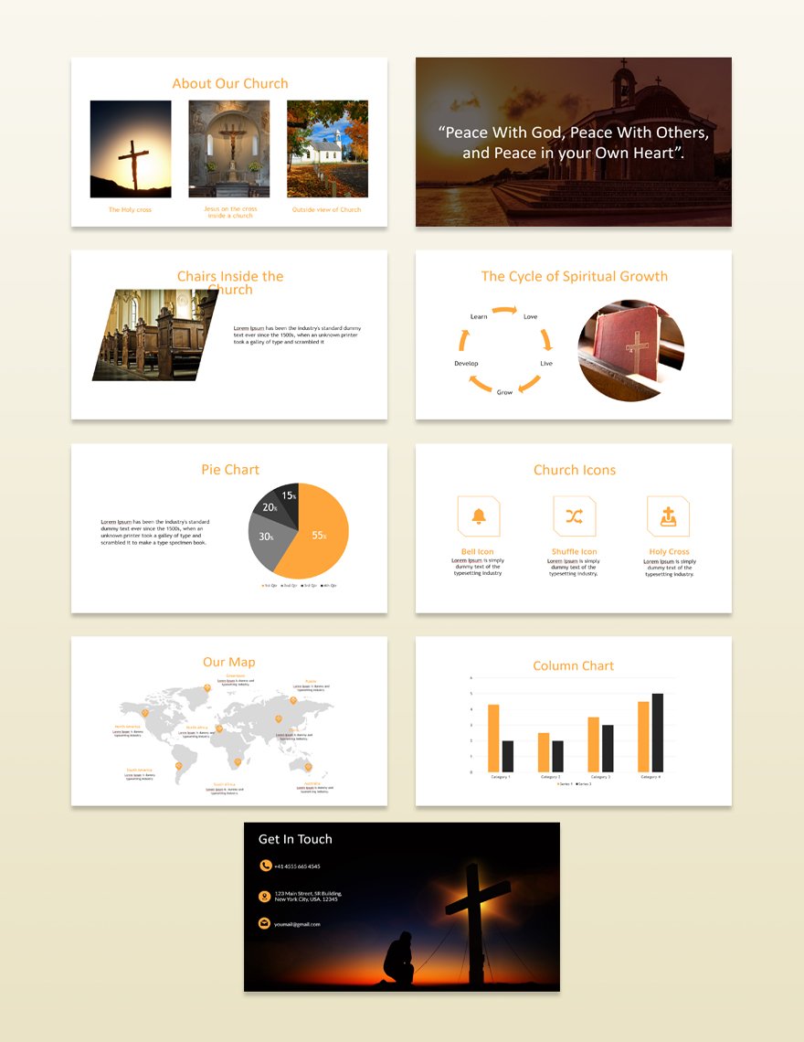 Church Conference Powerpoint Presentation Template 