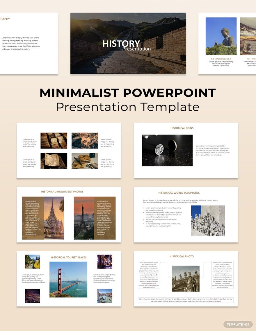 Free Minimalist Powerpoint Presentation Template