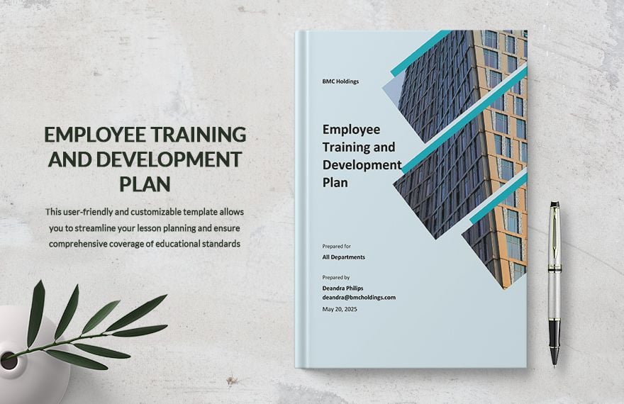Employee Training and Development Plan Template