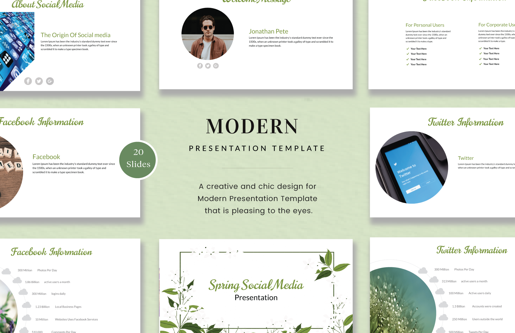 Modern Presentation Template in Apple Keynote, PowerPoint, Google Slides - Download | Template.net