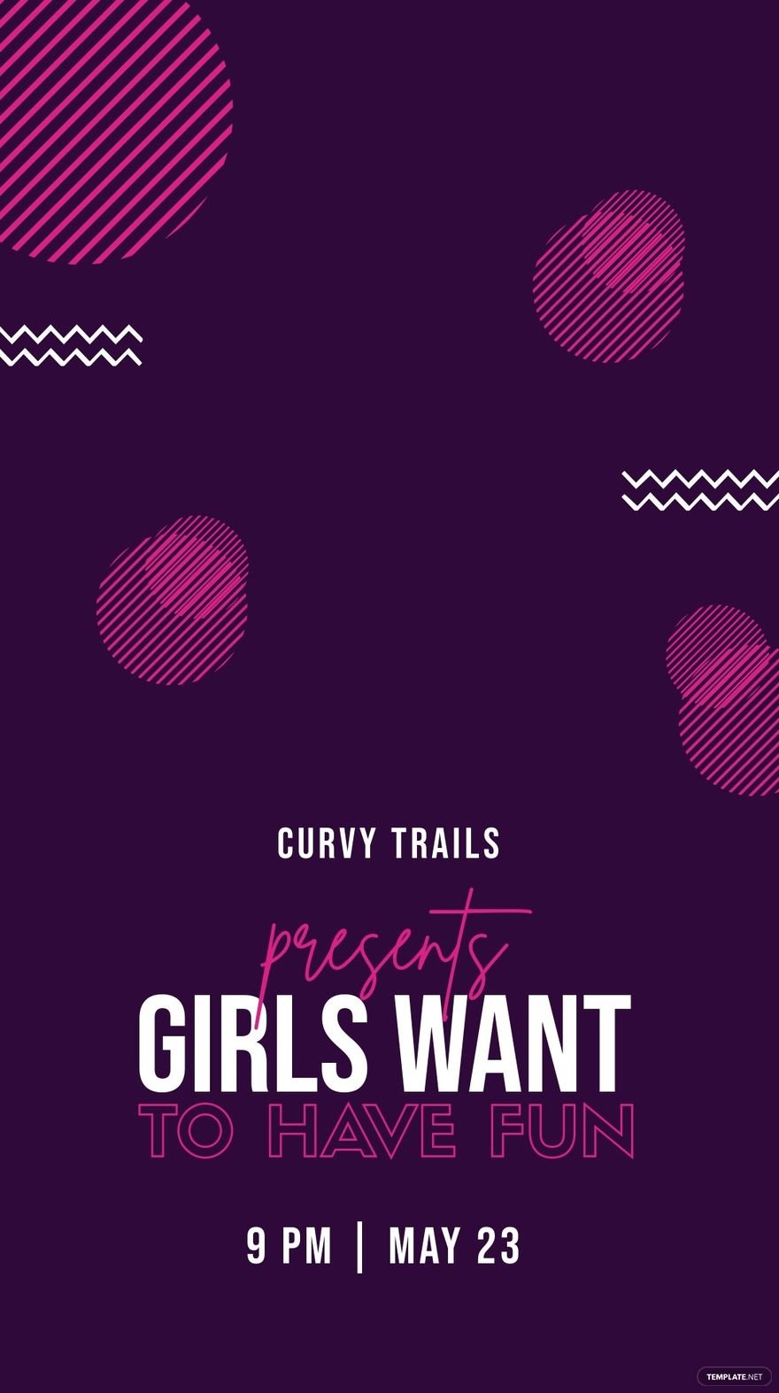 Free Girls Night Club Snapchat Geofilter Template
