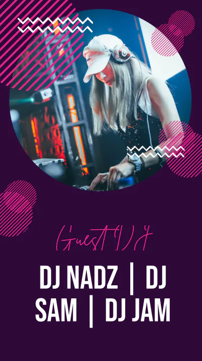 Free Girls Night Club Instagram Story Template to Edit Online