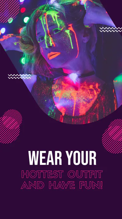 Free Girls Night Club Instagram Story Template to Edit Online