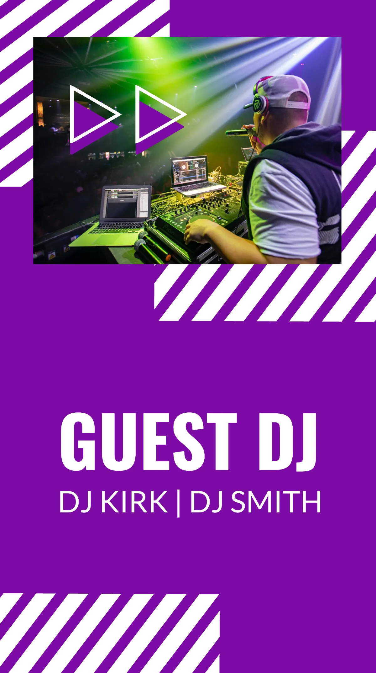 Free Night Club Party Instagram Story Template to Edit Online