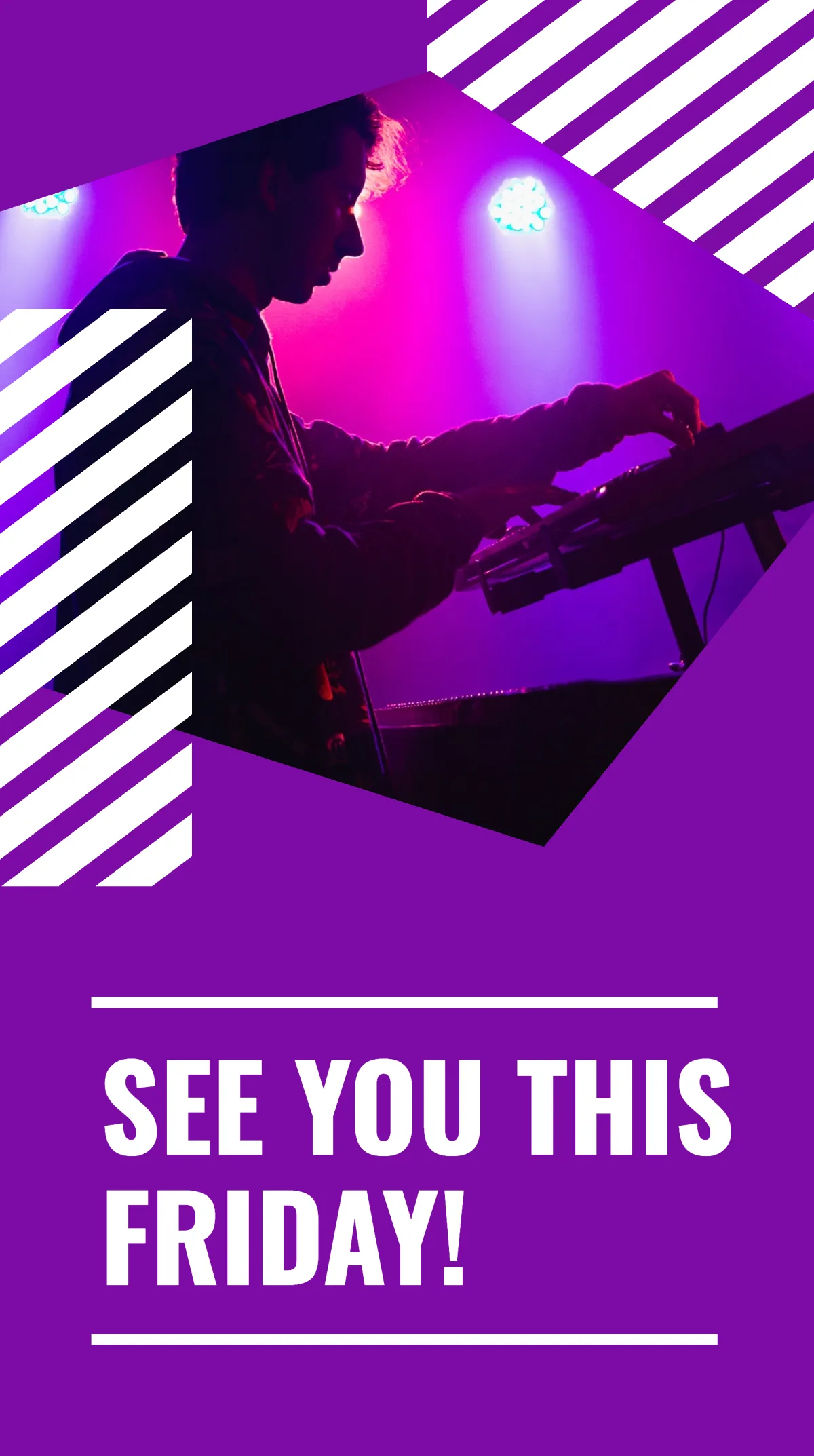 Free Night Club Party Instagram Story Template to Edit Online