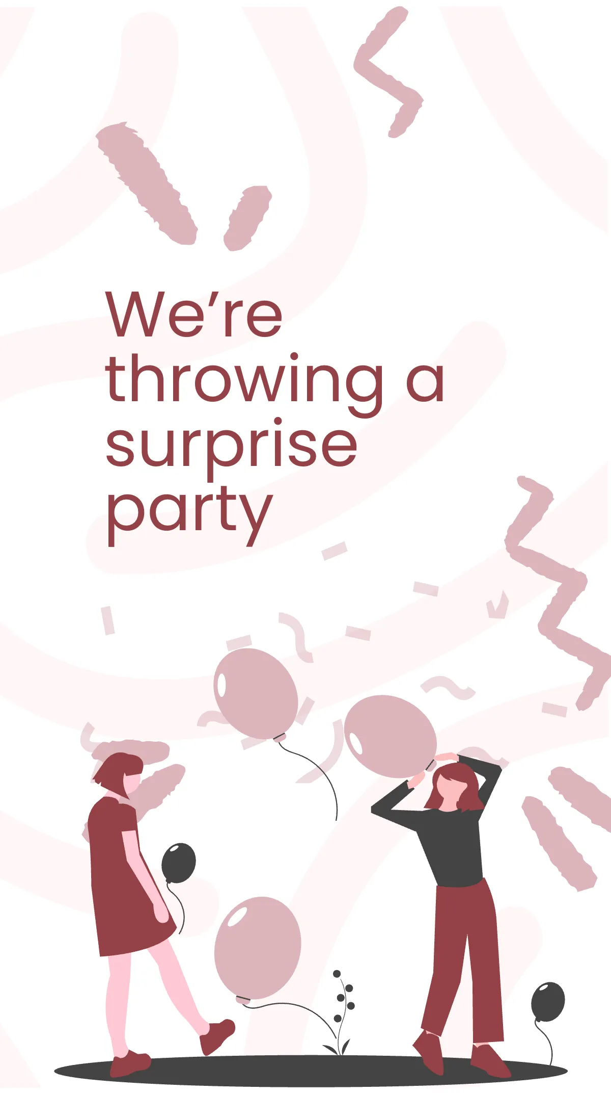 Free Save The Date Announcement Instagram Story Template to Edit Online