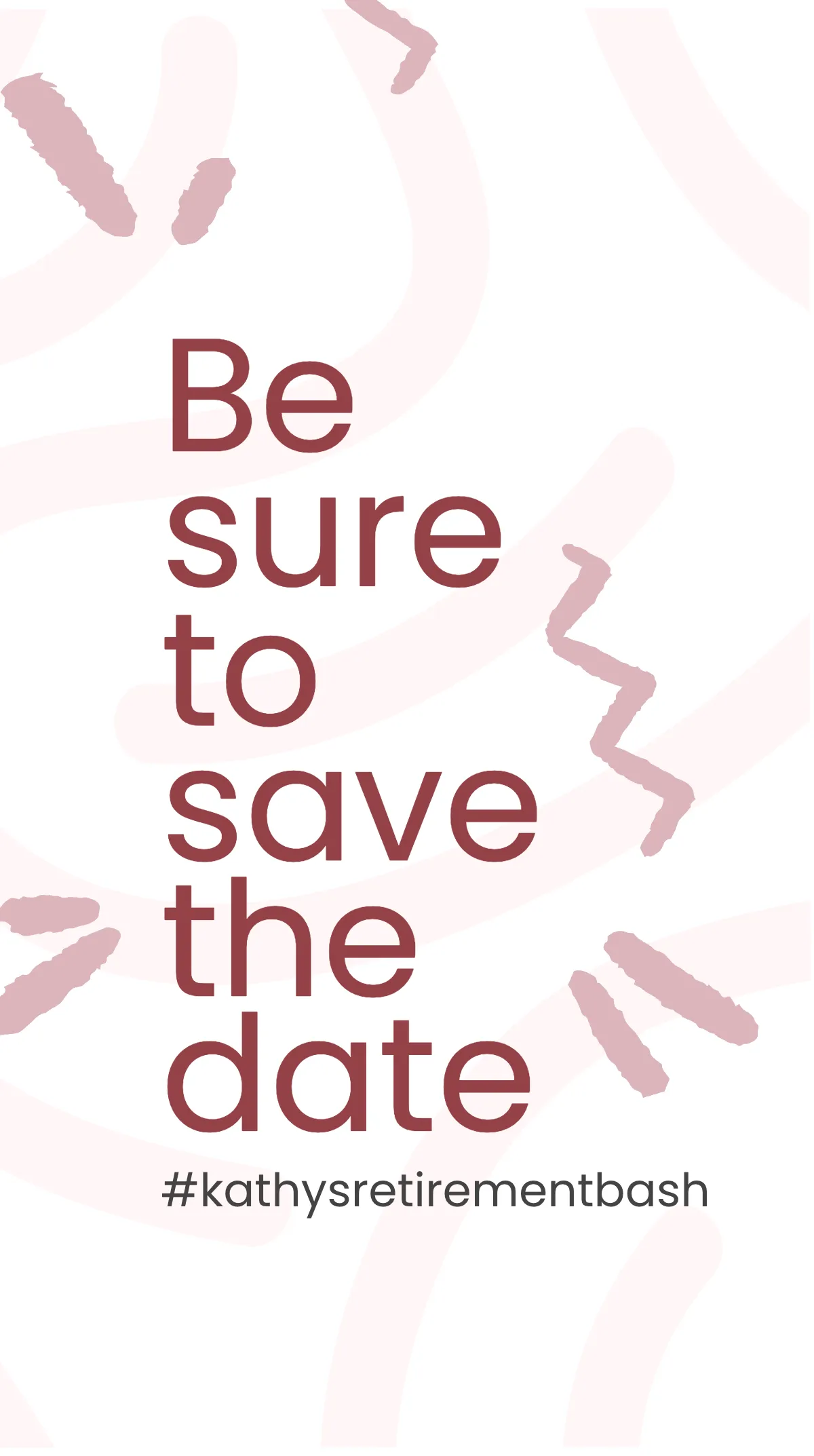 Free Save The Date Announcement Instagram Story Template to Edit Online