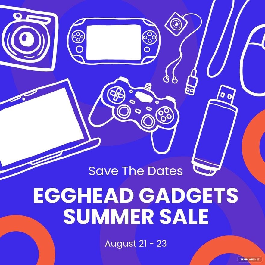 Save The Date Event Instagram Post Template