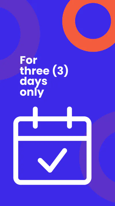 Free Save The Date Event Instagram Story Template to Edit Online