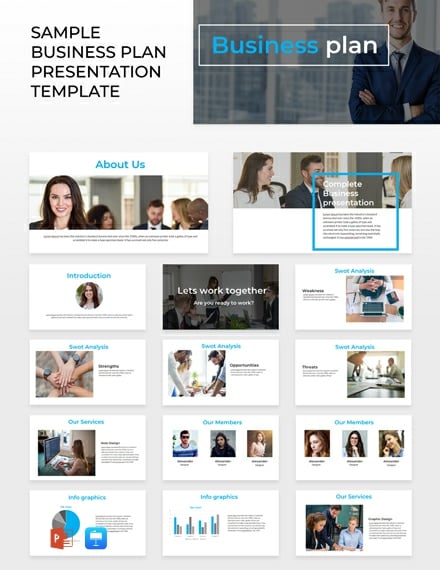 Sample Business Plan Powerpoint Presentation Template 