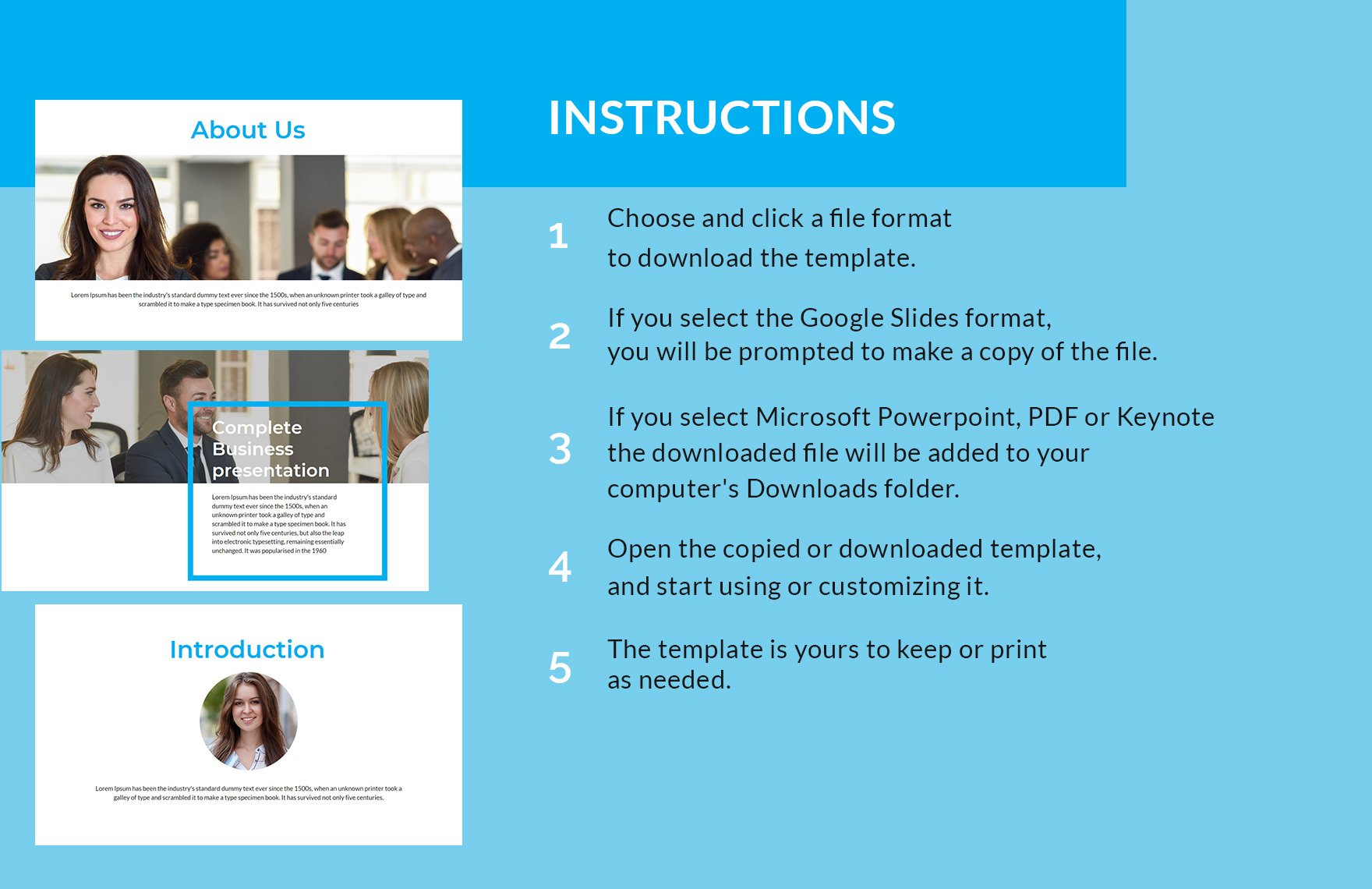 Sample Business Plan Powerpoint Presentation Template