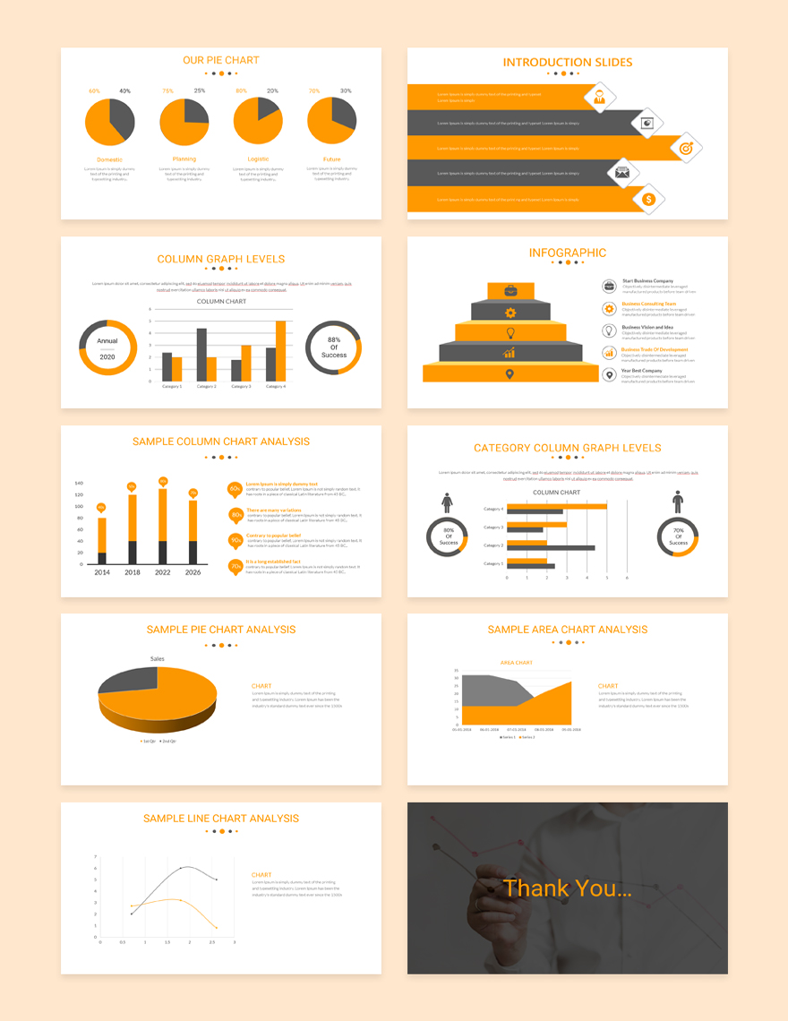 Gantt Chart Powerpoint Presentation Template - Apple Keynote ...