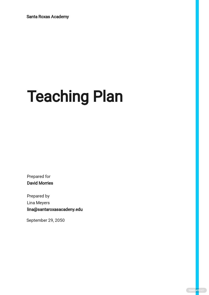 teaching-plan-templates-templates-designs-docs-free-downloads