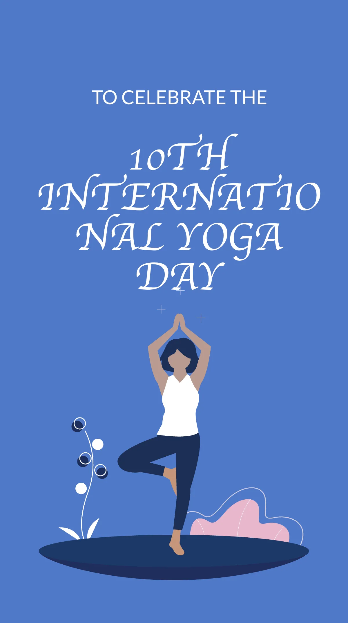 Free Yoga Challenge Instagram Story Template to Edit Online