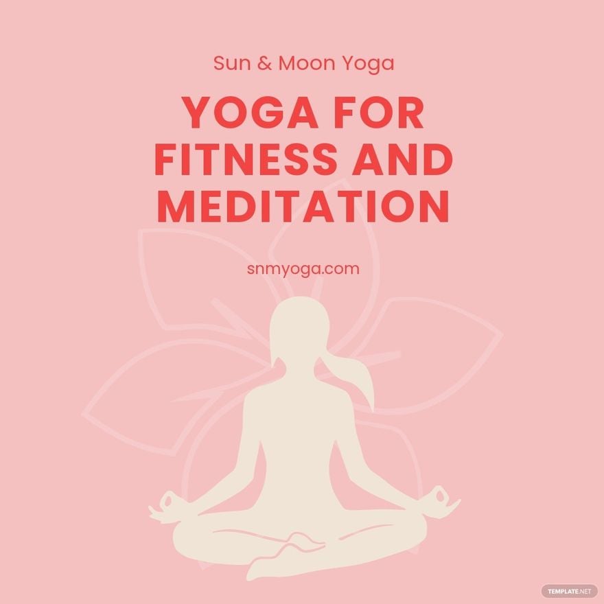 Free Yoga Advertisement Instagram Post Template