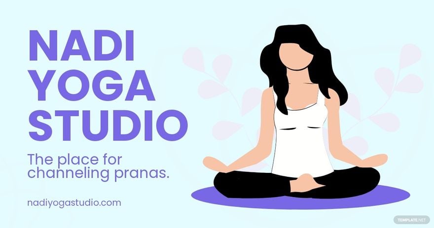 Yoga Studio Facebook Post Template