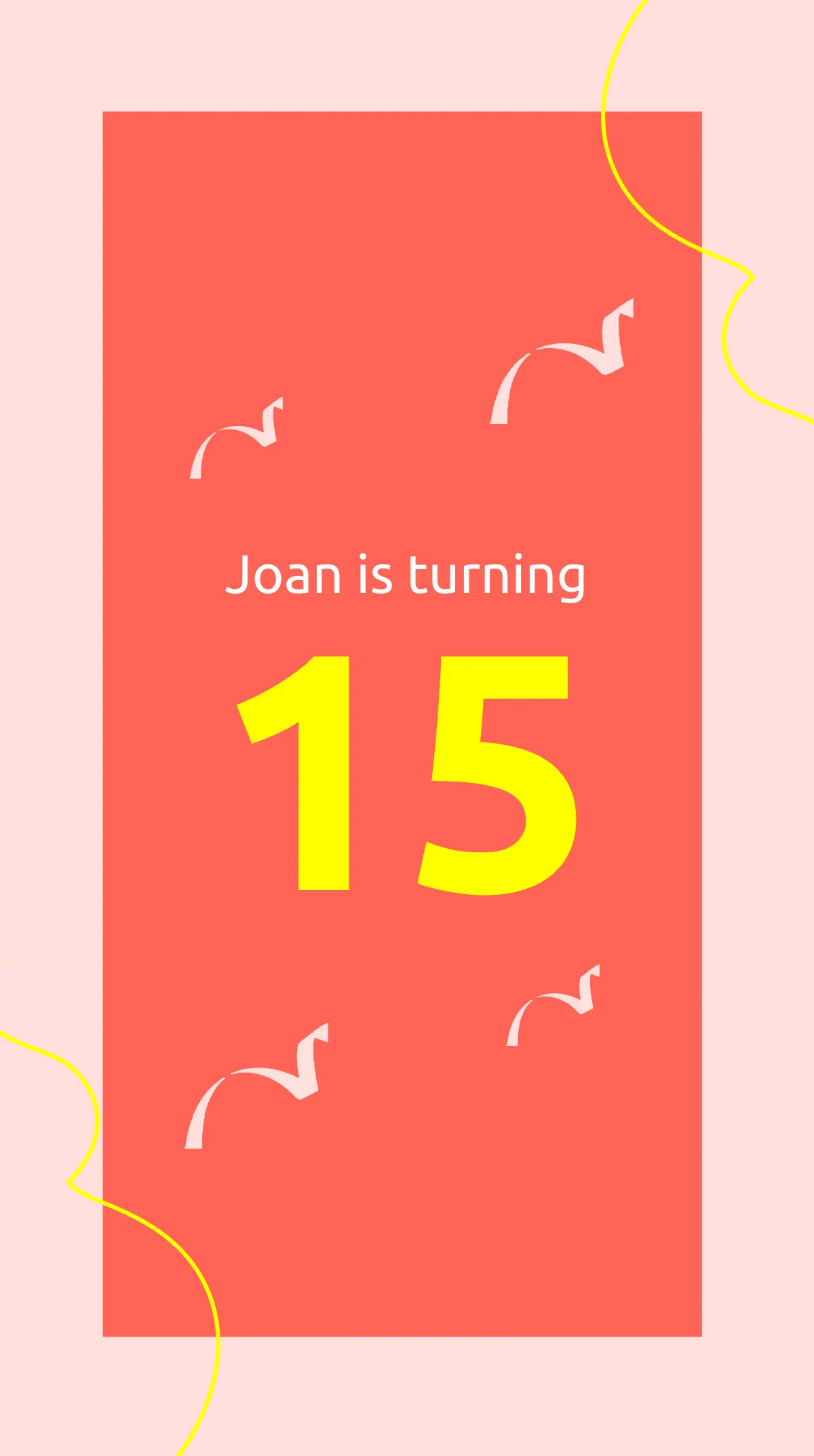 Free Save The Date Party Instagram Story Template to Edit Online