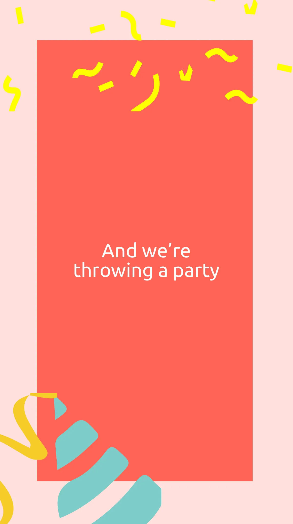 Free Save The Date Party Instagram Story Template to Edit Online