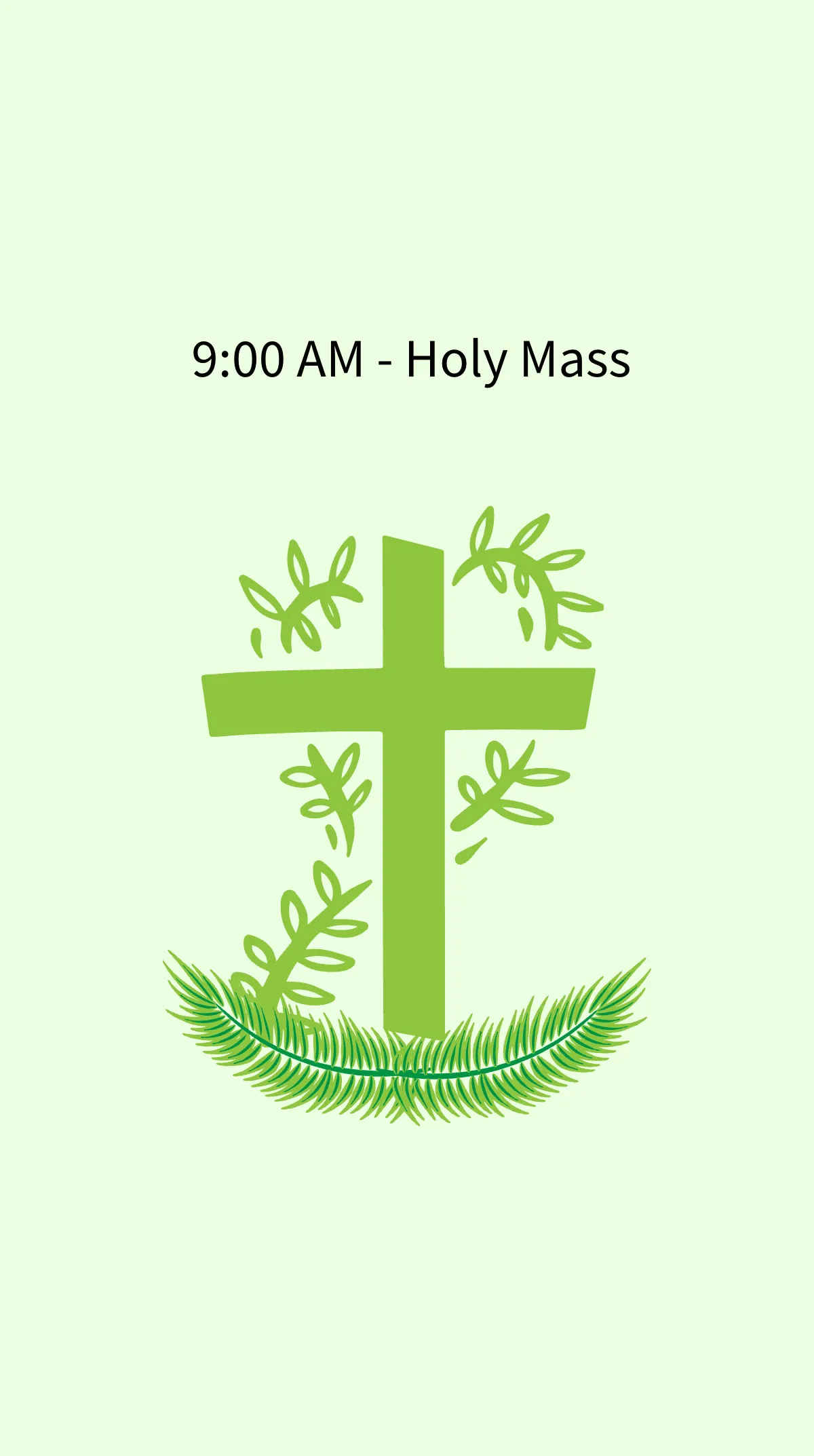 Free Palm Sunday Event Instagram Story Template to Edit Online