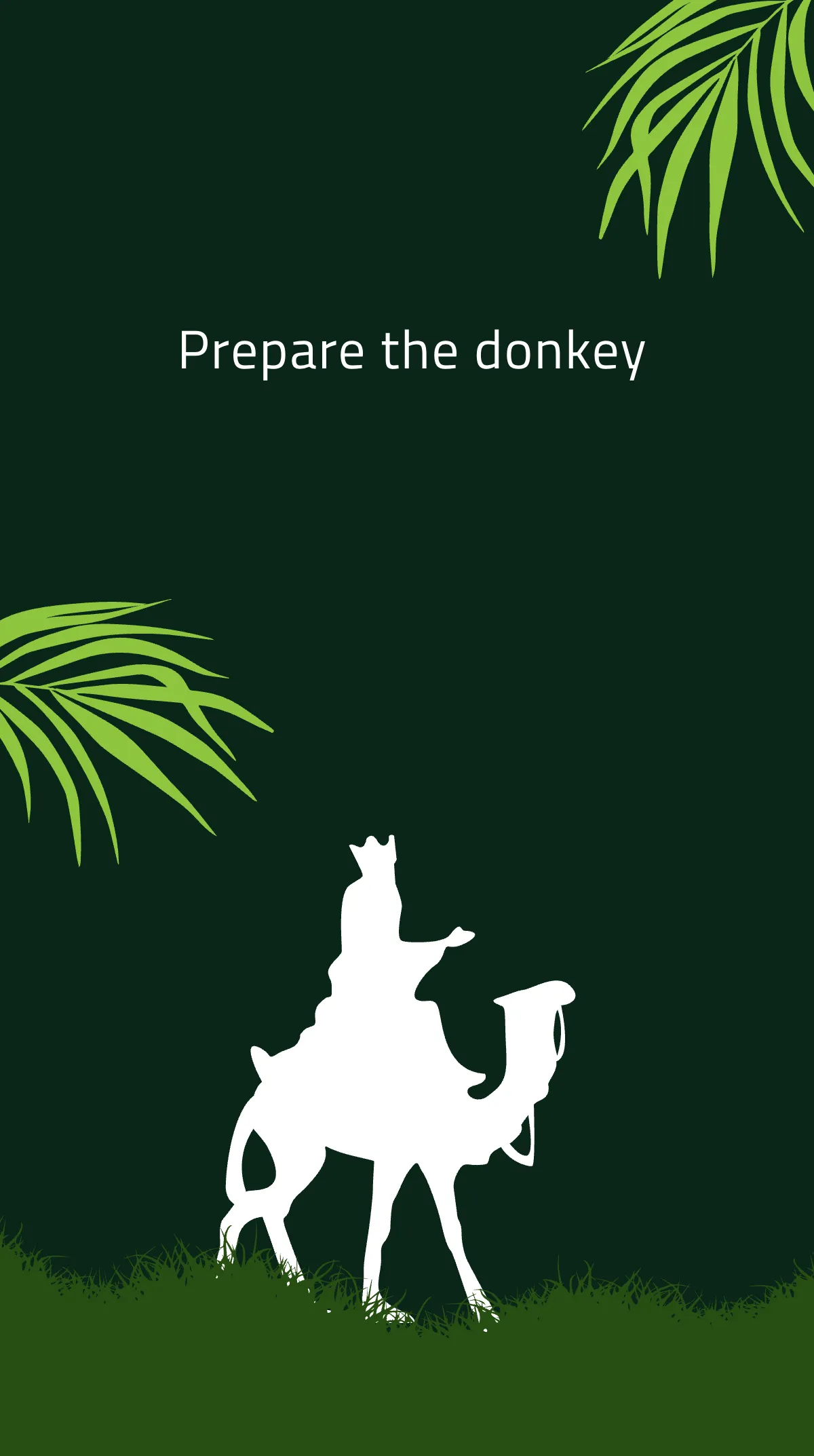 Free Happy Palm Sunday Instagram Story Template to Edit Online