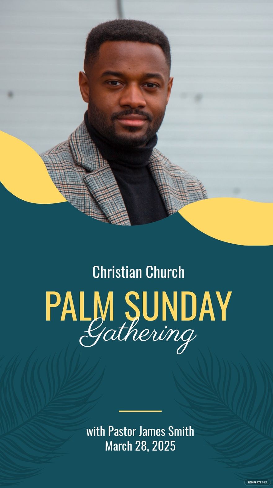 Palm Sunday Celebration Whatsapp Post Template