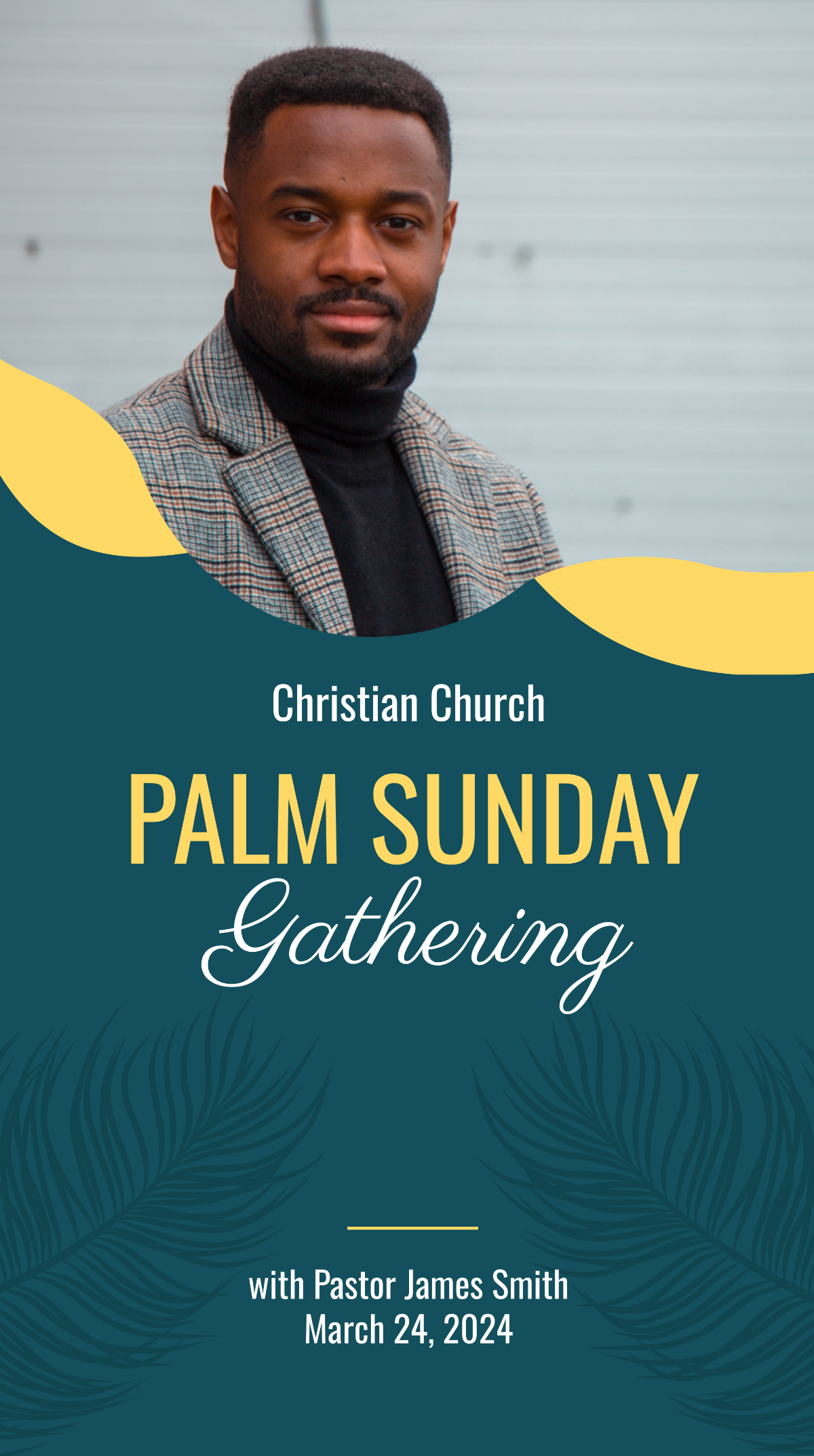 Free Palm Sunday Celebration Instagram Story Template