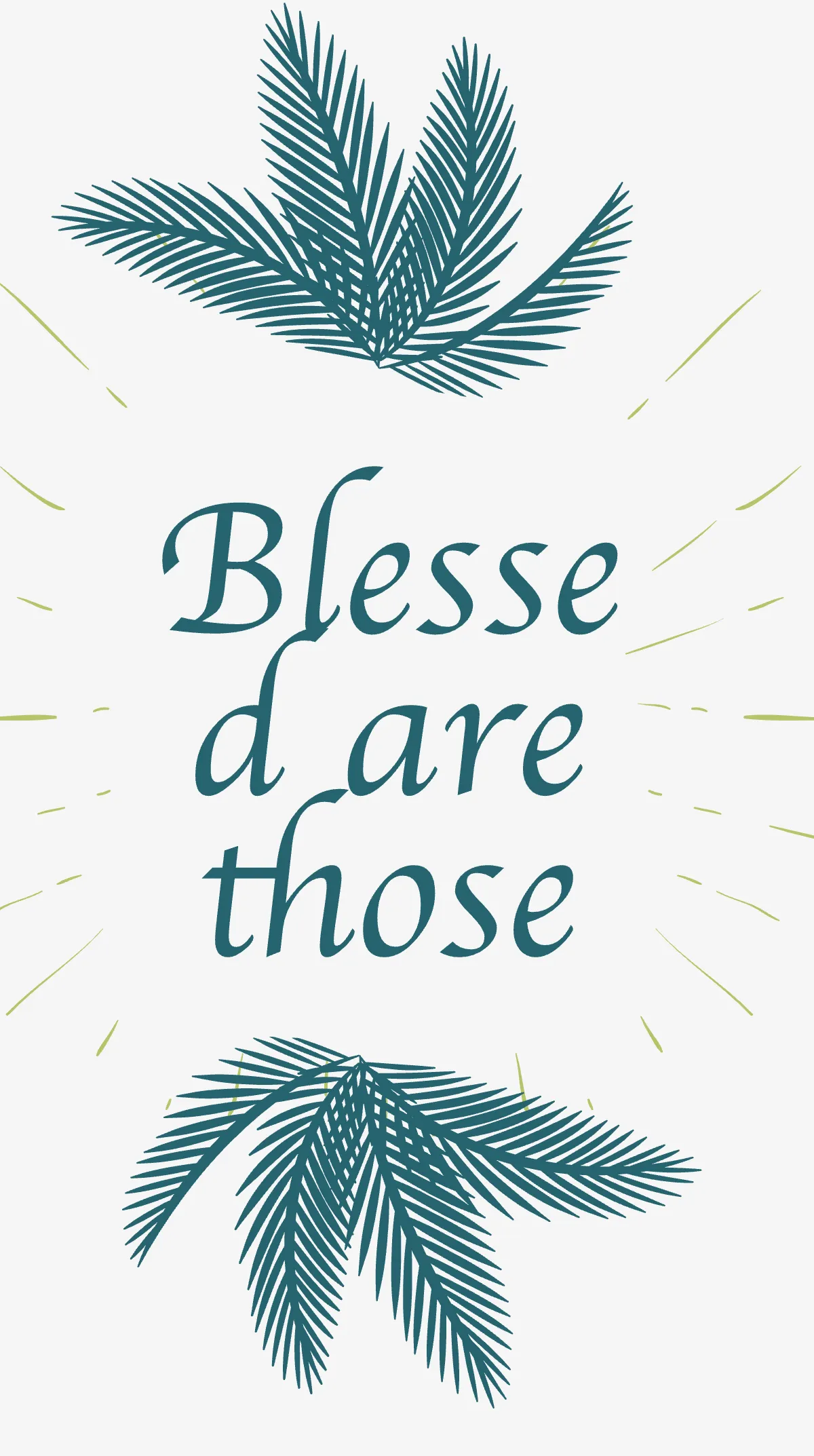 Free Palm Sunday Church Instagram Story Template to Edit Online