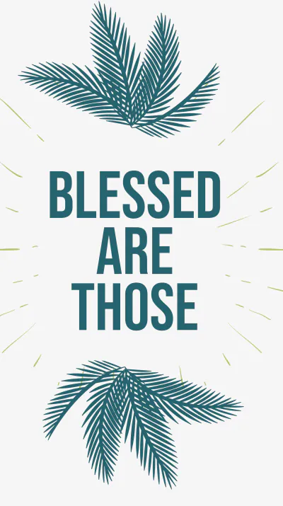 Free Palm Sunday Church Instagram Story Template to Edit Online
