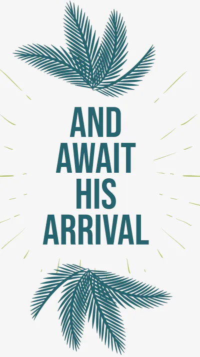 Free Palm Sunday Church Instagram Story Template to Edit Online