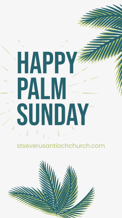 Free Palm Sunday Church Instagram Story Template to Edit Online