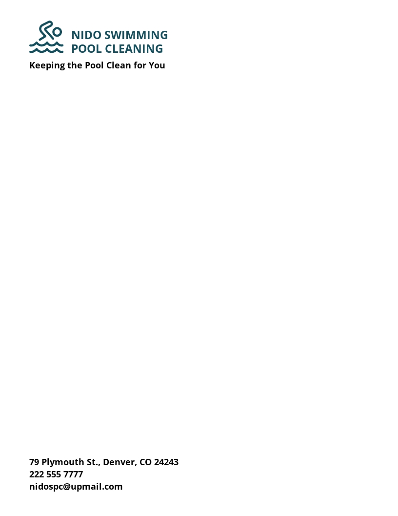 Corporate Cleaning Service Letterhead Template - Illustrator, Word, PSD ...