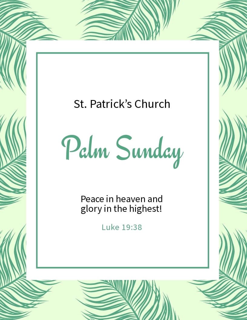 Palm Sunday Quote Flyer Template.jpe