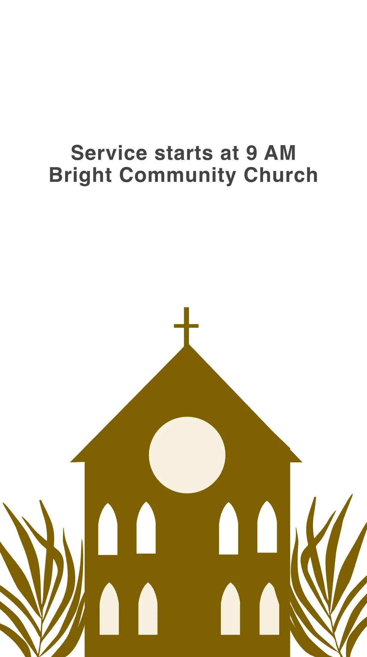 Free Vintage Palm Sunday Instagram Story Template to Edit Online