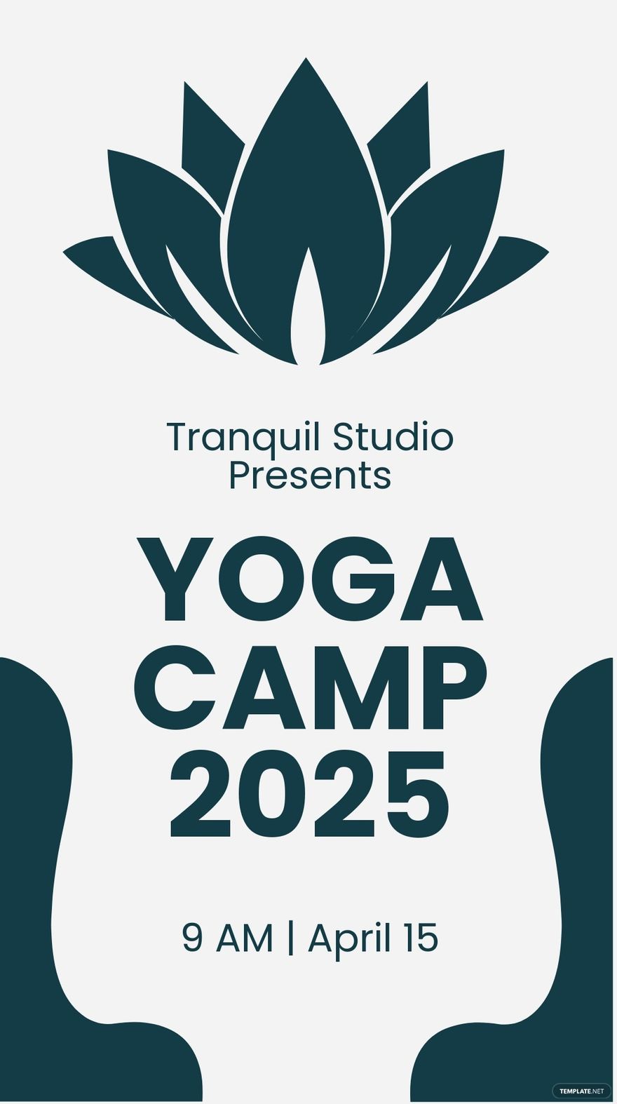 Yoga Camp Whatsapp Post Template