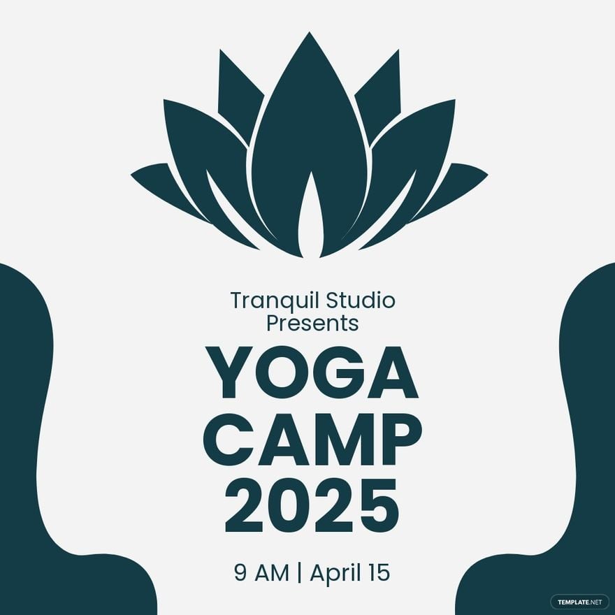 Yoga Camp Instagram Post Template