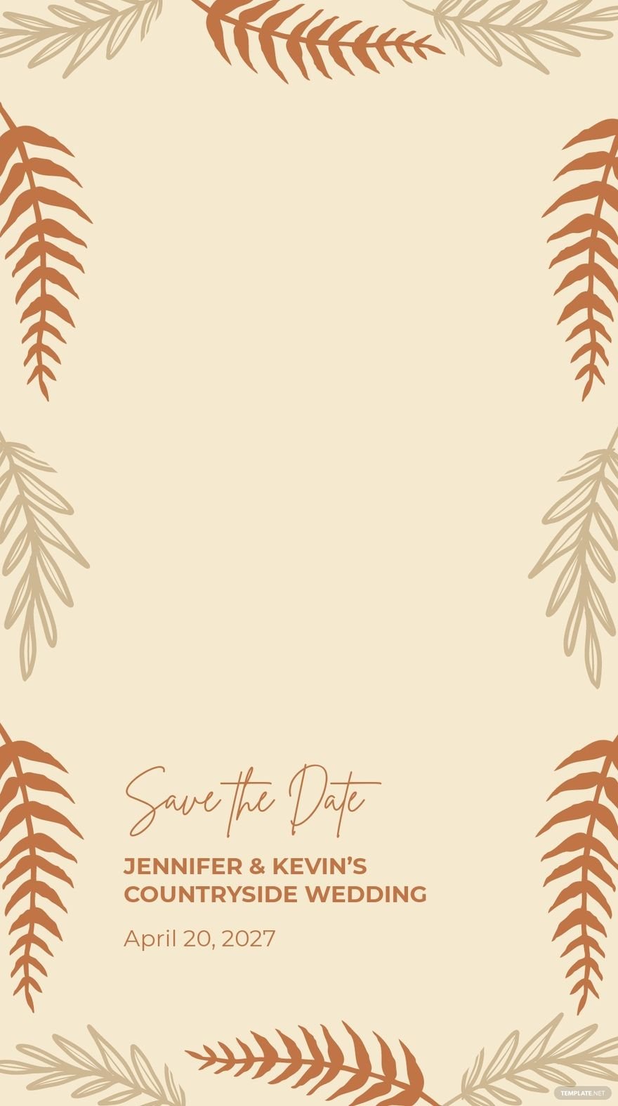 Free Rustic Save The Date Snapchat Geofilter Template