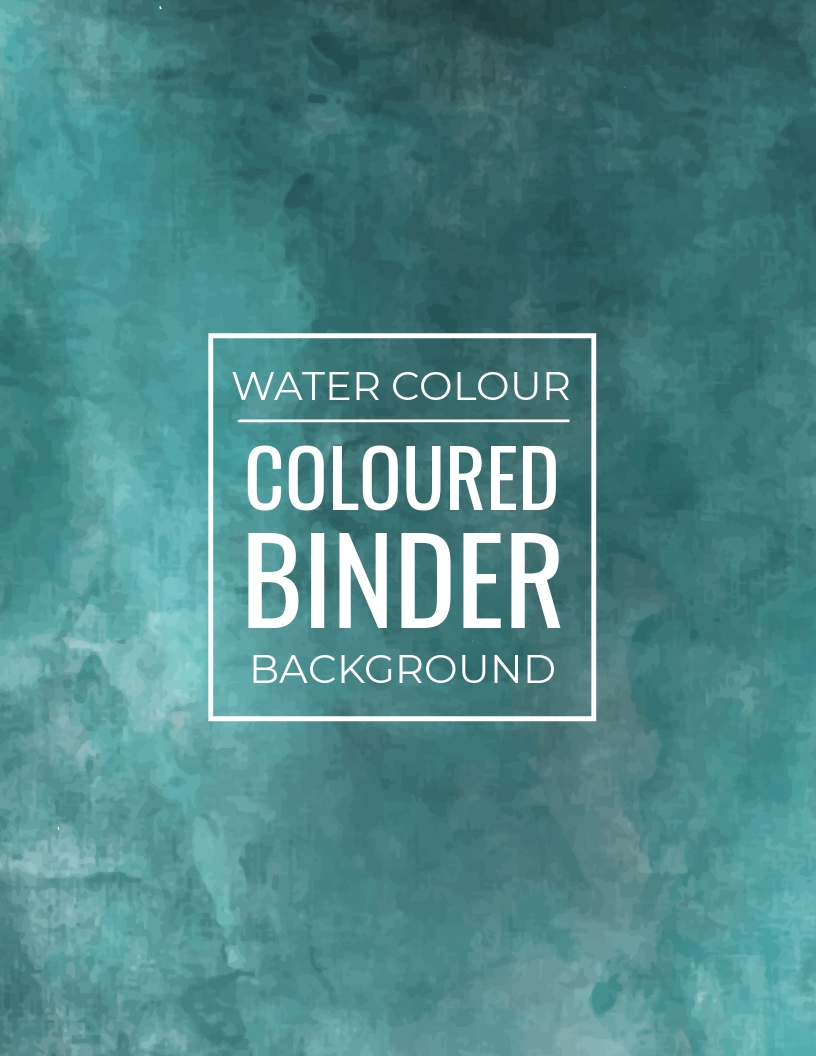 FREE Printable Binder Cover for Books Template - PDF | Word (DOC) | PSD ...