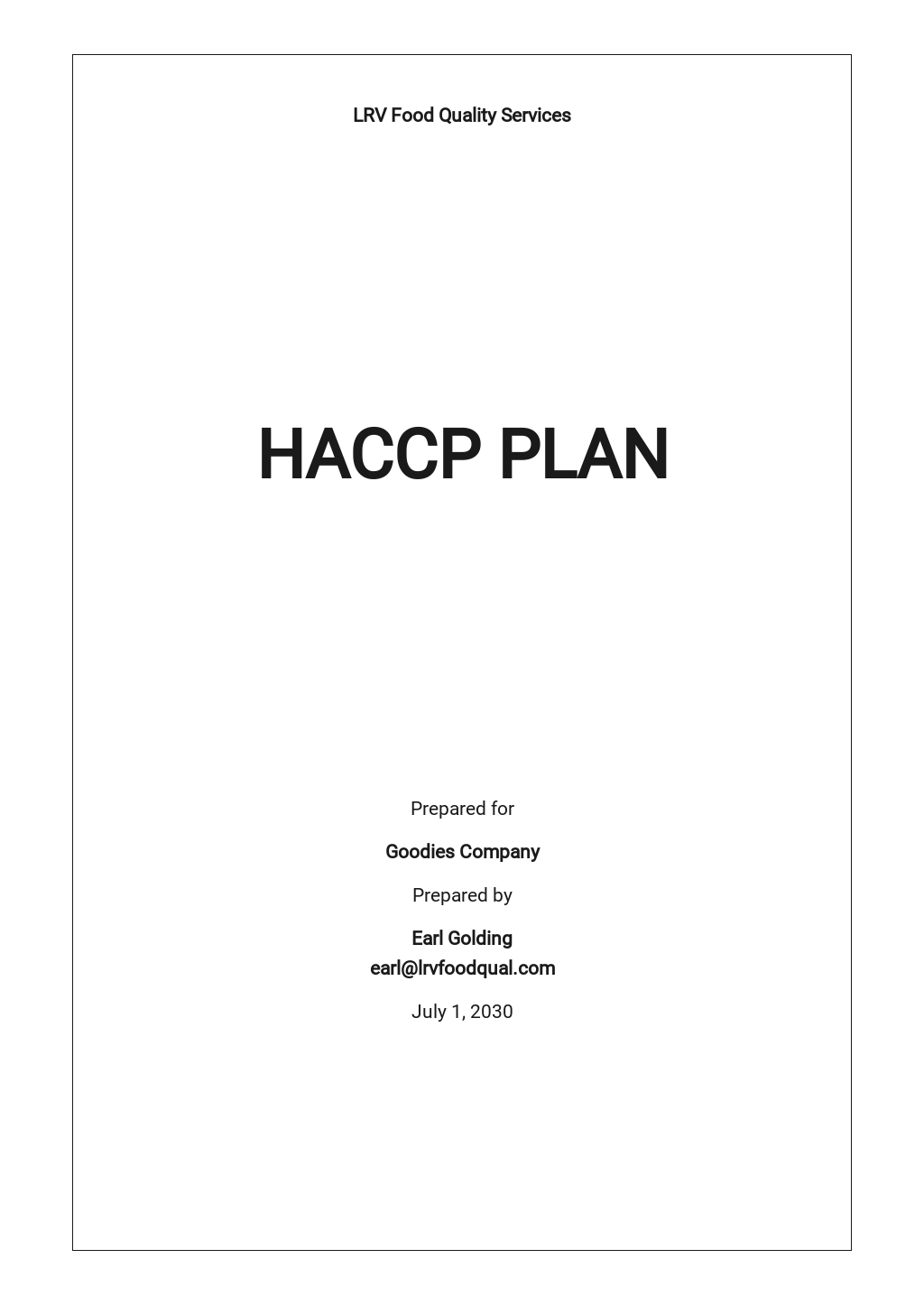 What Is The Purpose Of Evaluating A Haccp Plan