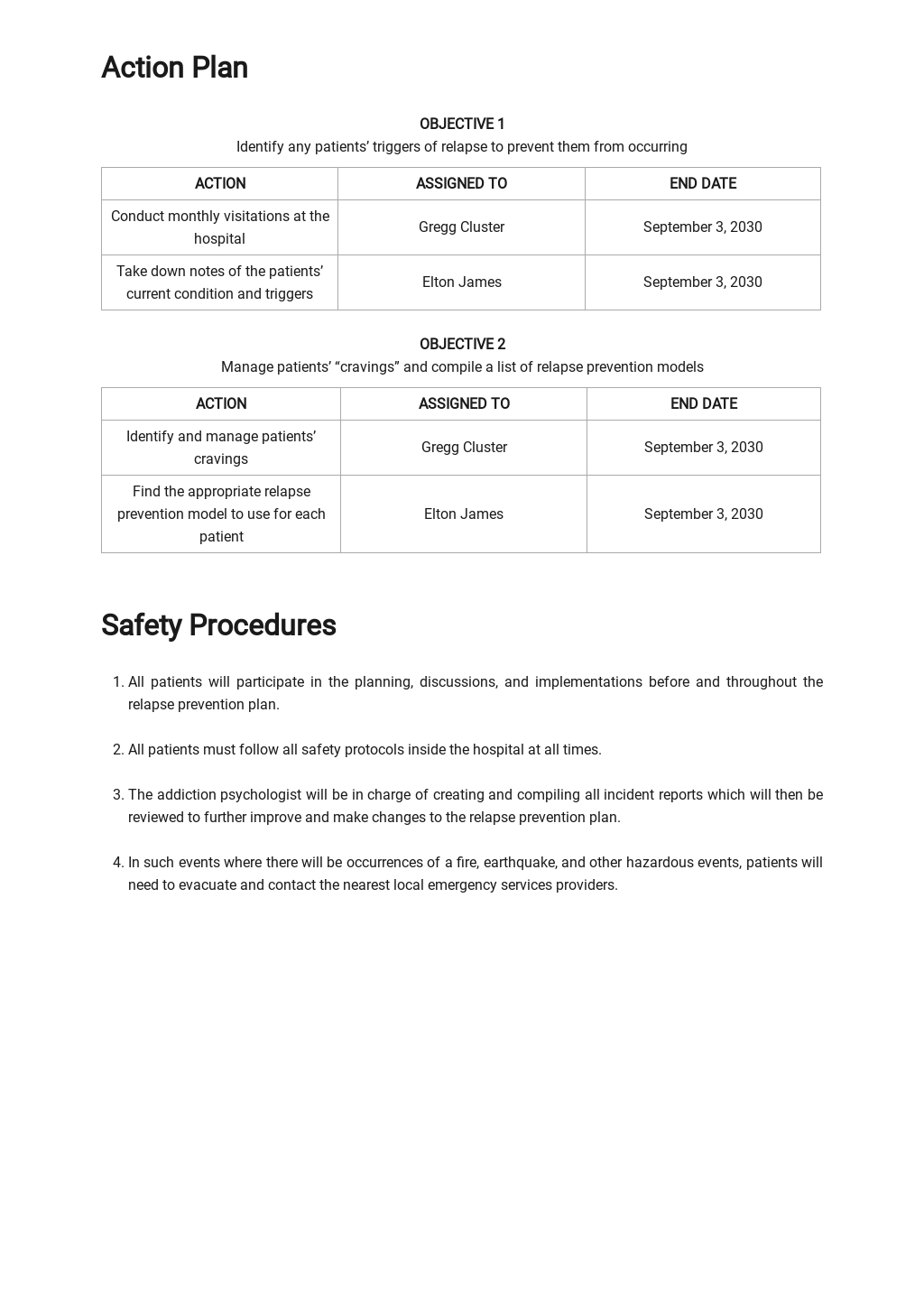 Work Transition Plan Template Excel